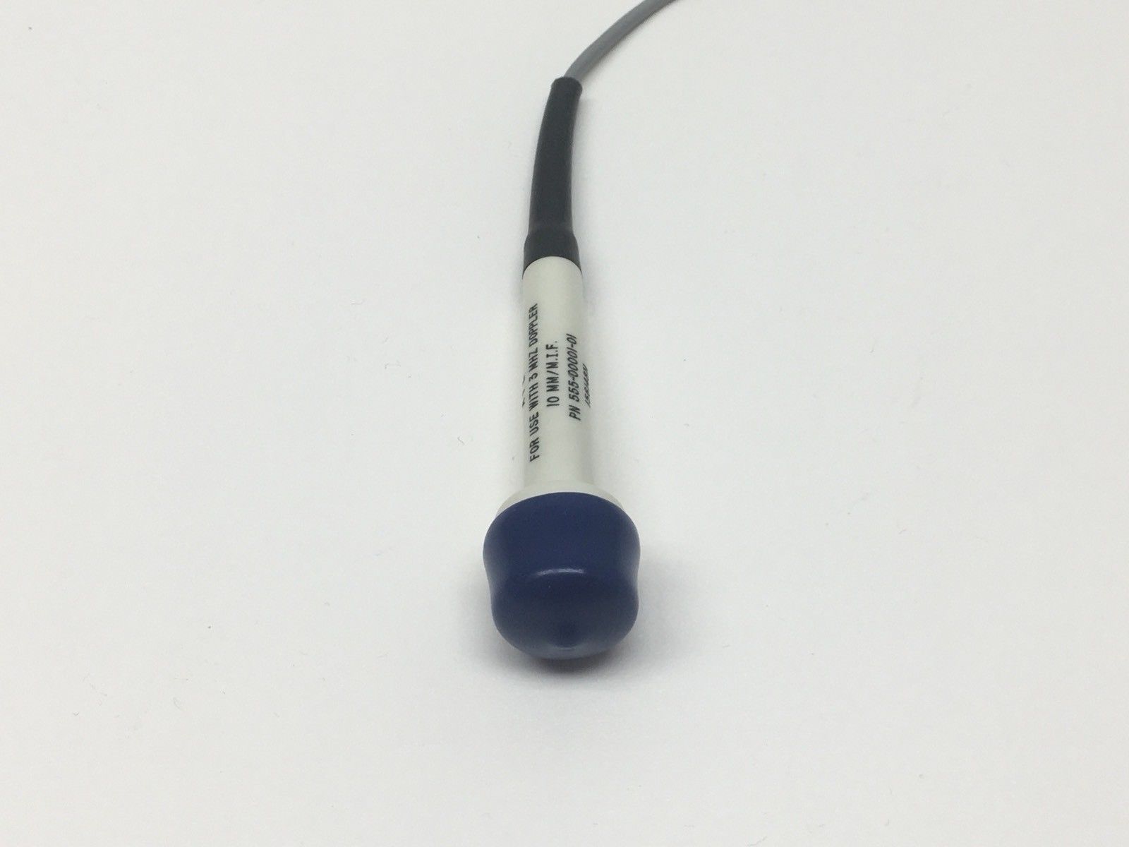 ATL 3 MHZ DOPPLER 10 MM ULTRASOUND PROBE P/N 555-00001-01 DIAGNOSTIC ULTRASOUND MACHINES FOR SALE