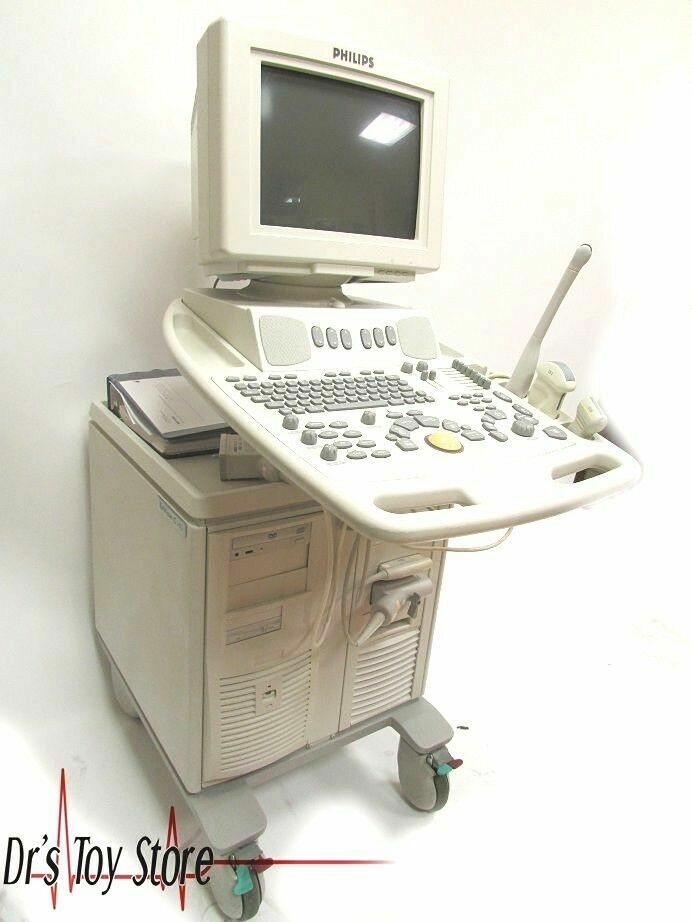 Philips EnVisor CHD Ultrasound System With Transducers DIAGNOSTIC ULTRASOUND MACHINES FOR SALE