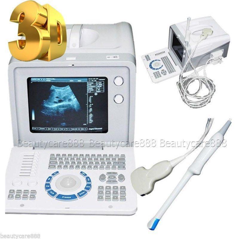 Digital Portable Ultrasound Scanner convex&Transvaginal Probe Optional Trolly AA DIAGNOSTIC ULTRASOUND MACHINES FOR SALE