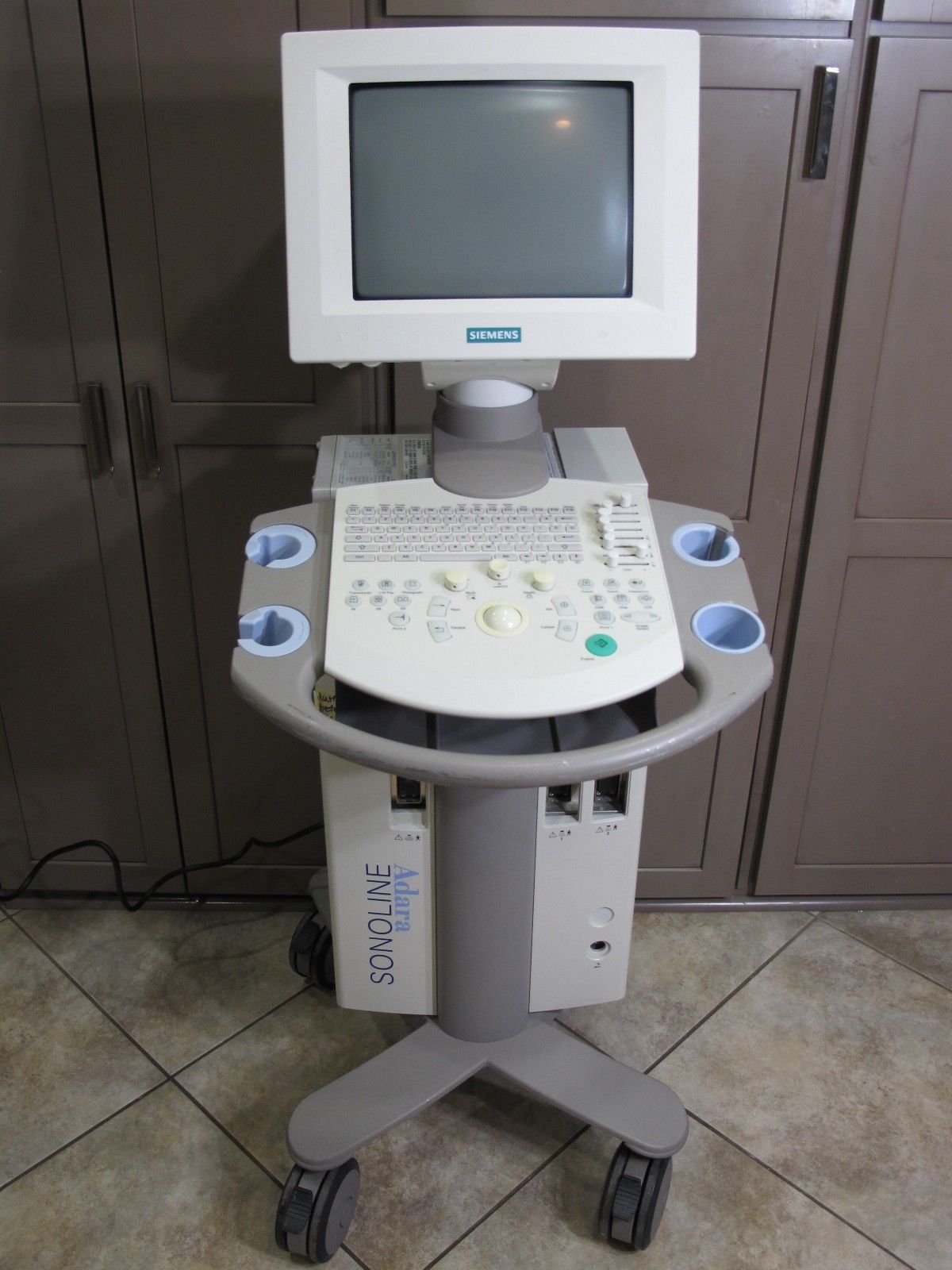 Siemens Sonoline Adara Ultrasound GM-6705A2A00 with Mitsubishi P91 Printer DIAGNOSTIC ULTRASOUND MACHINES FOR SALE