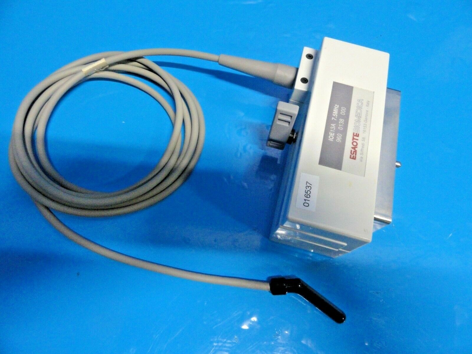 Biosound Esaote IOE13A 7.5 MHz Ultrasound Probe W/ Adpters & Probe Inlet ~16723 DIAGNOSTIC ULTRASOUND MACHINES FOR SALE