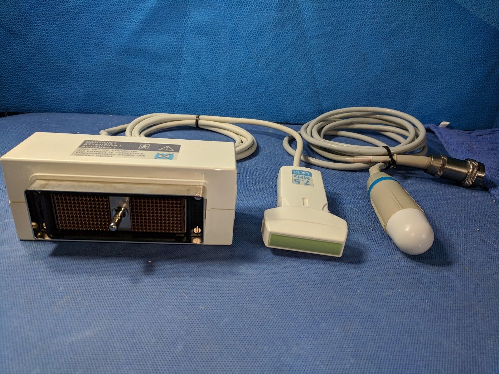 ESAOTE BIOMEDICA Ultrasound Probes - LOT OF TWO DIAGNOSTIC ULTRASOUND MACHINES FOR SALE