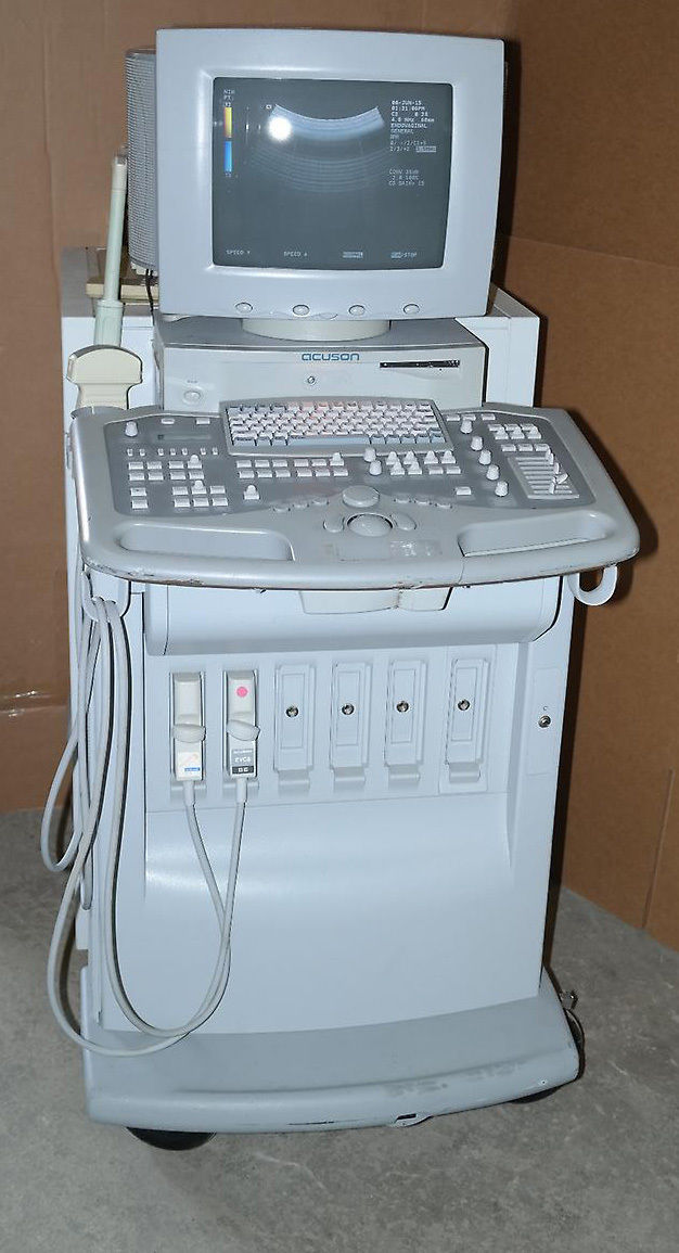 ACUSON ASPEN ADVANCED ULTRASOUND SYSTEM OBGYN RADIOLOGY W/ EVC8 C3 PROBE MACHINE DIAGNOSTIC ULTRASOUND MACHINES FOR SALE