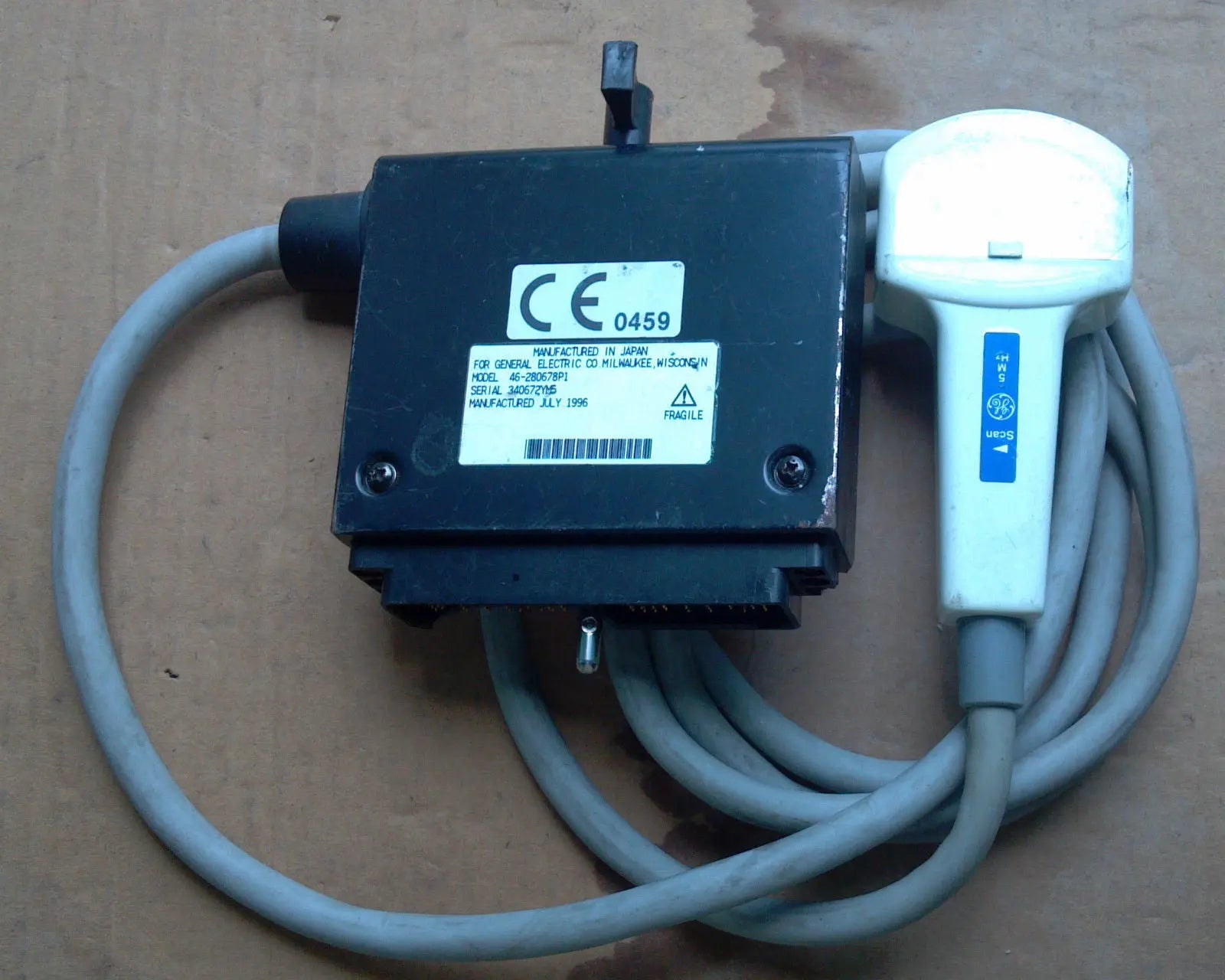 GE  46-280678P1 Ultrasound Transducer  For GE 3200 Advantage II Ultrasound DIAGNOSTIC ULTRASOUND MACHINES FOR SALE