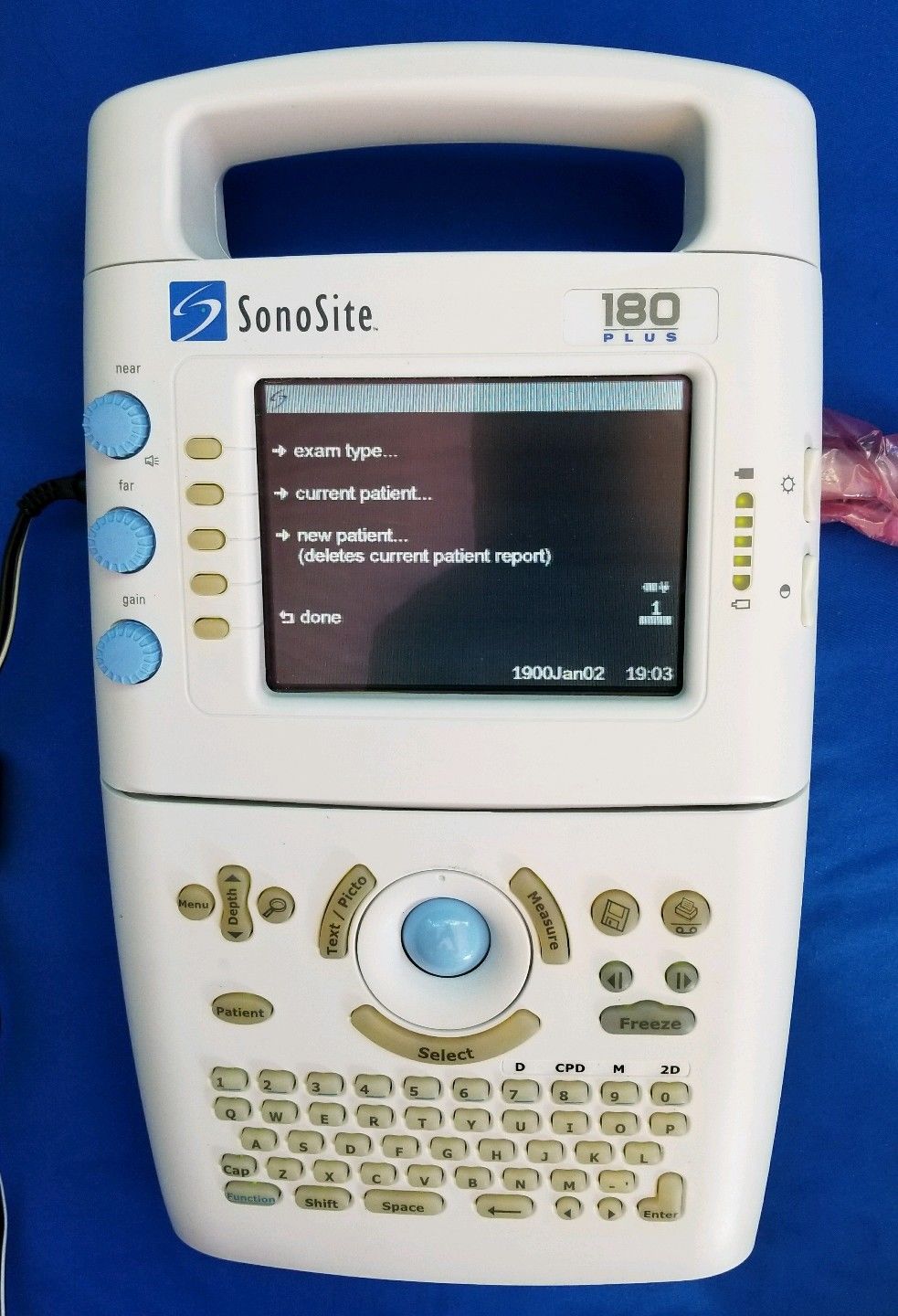 SonoSite 180 Plus Portable Ultrasound w/ ICT/7-4 MHz Transducer & Carrying Case DIAGNOSTIC ULTRASOUND MACHINES FOR SALE