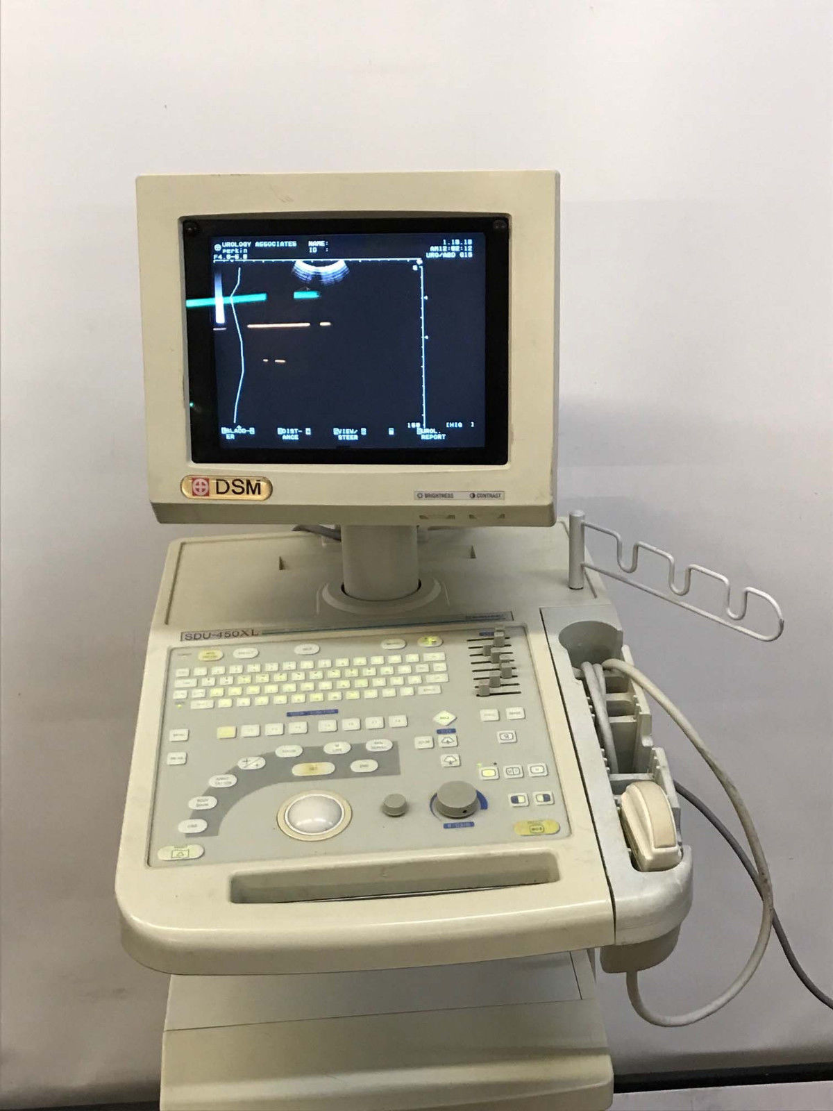 Shimadzu DSM SDU-450XL Ultrasound w/ VA40R-035U Probe DIAGNOSTIC ULTRASOUND MACHINES FOR SALE
