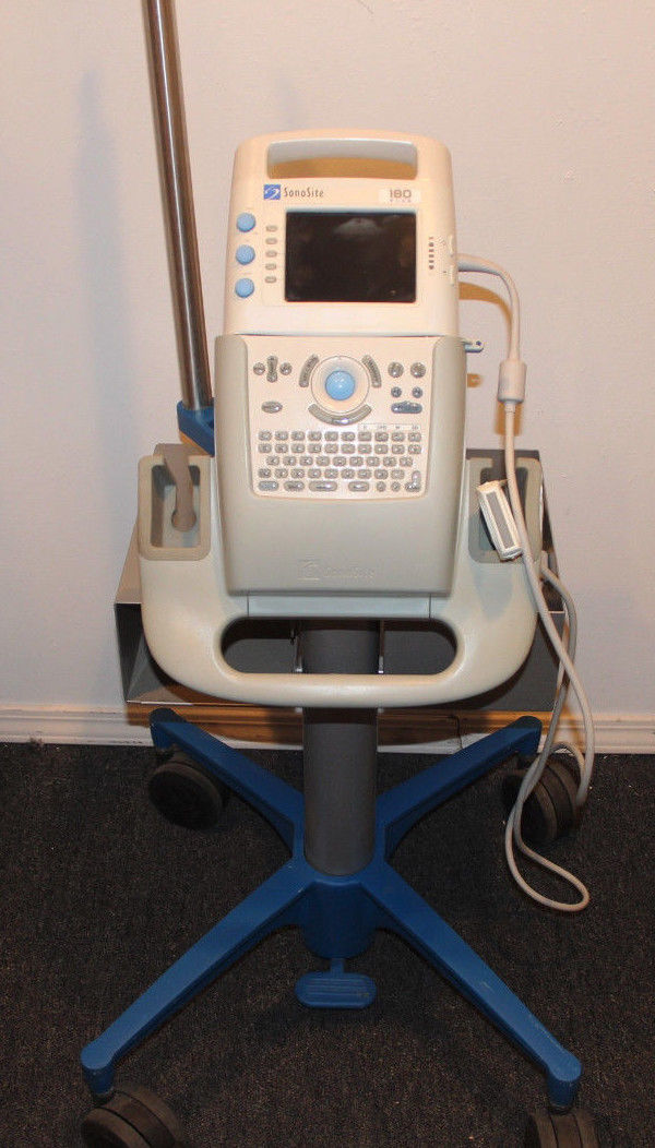 Sonosite 180plus Ultrasound System w/ L38 Linear & C11 Probes with stand DIAGNOSTIC ULTRASOUND MACHINES FOR SALE