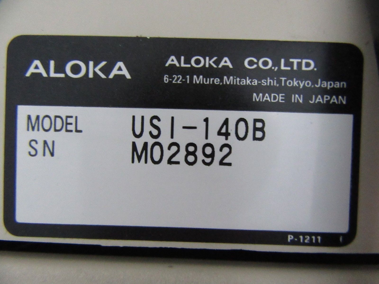 Aloka UltraSound SSD-1700 dynaview USI -140B Holiday Special!!! DIAGNOSTIC ULTRASOUND MACHINES FOR SALE