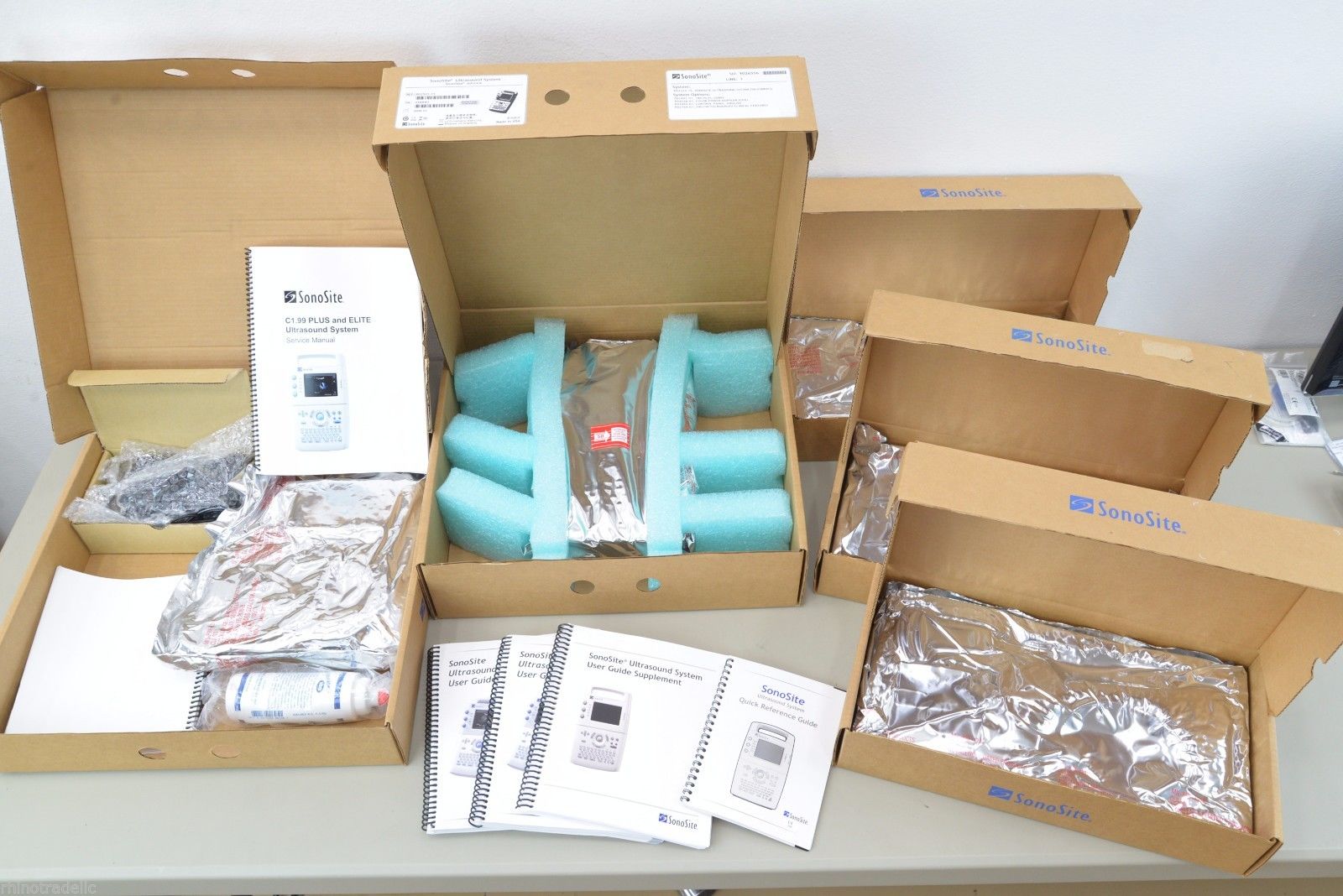 SonoSite 180 Plus Ultrasound System w/ C15, C60, L38 Transducers Sealed in box! DIAGNOSTIC ULTRASOUND MACHINES FOR SALE