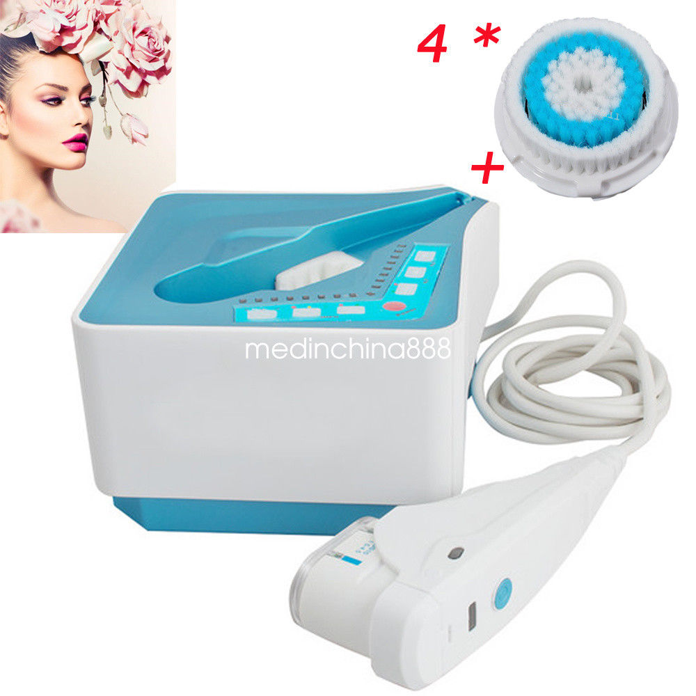 USA High Intensity Ultrasound RF Anti-Winkle Beauty HIFU Machine+4*Face Brush DIAGNOSTIC ULTRASOUND MACHINES FOR SALE