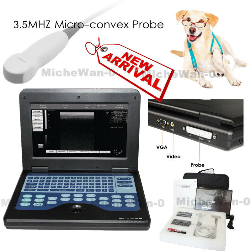 Cat/dog/pet VET Digital Ultrasound Scanner laptop Machine, micro convex, Animals 658126883672 DIAGNOSTIC ULTRASOUND MACHINES FOR SALE