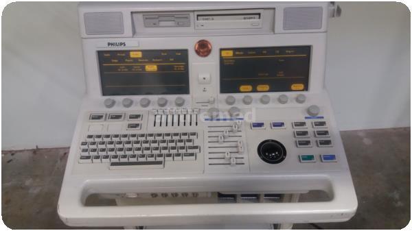 a white electronic device sitting on top of a table