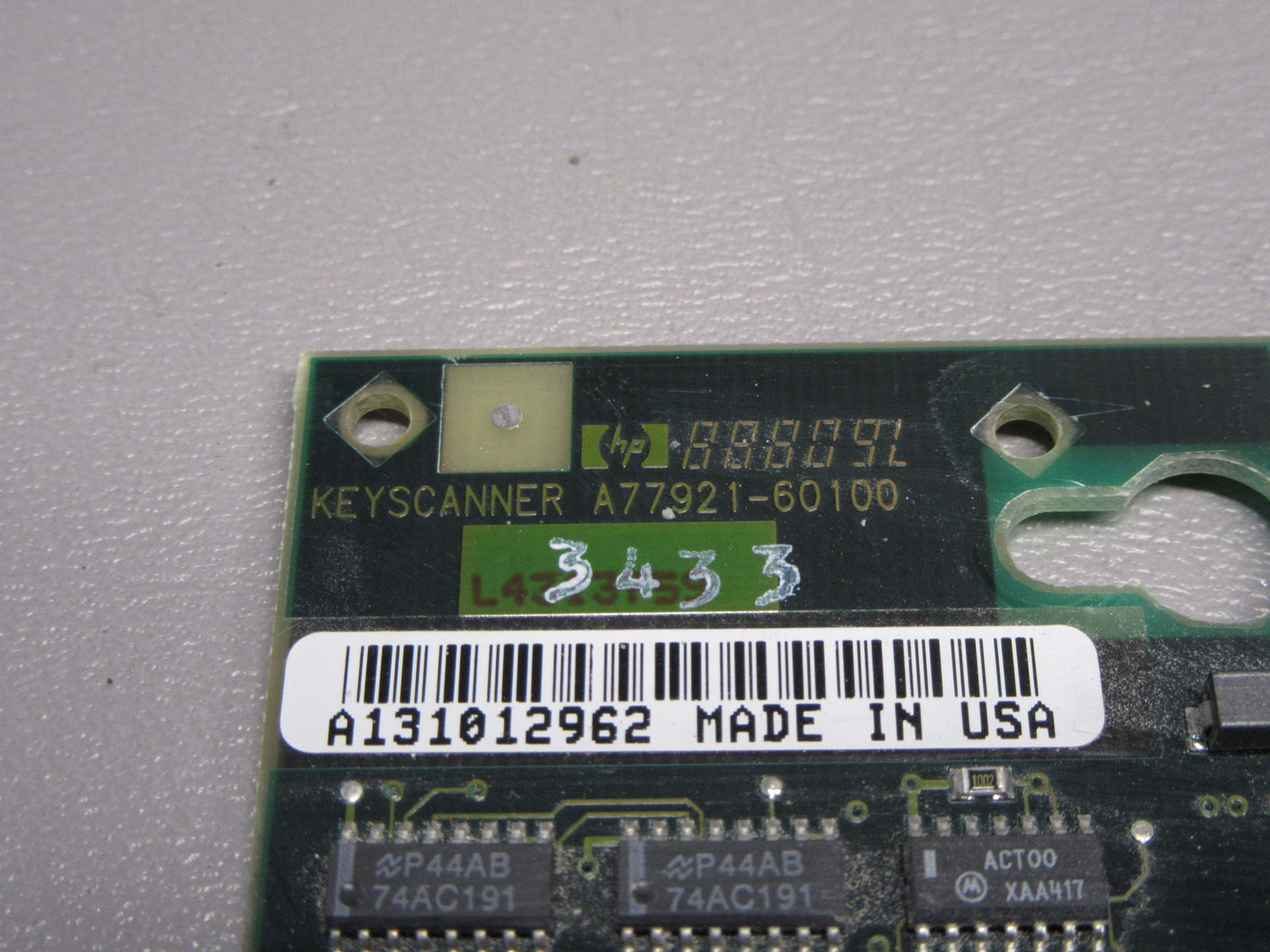 a close up of a piece of electronic equipment