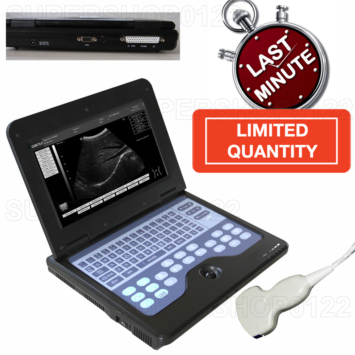 Digital Portable Notebook Laptop Ultrasound machine Scanner system CONVEX PROBE DIAGNOSTIC ULTRASOUND MACHINES FOR SALE