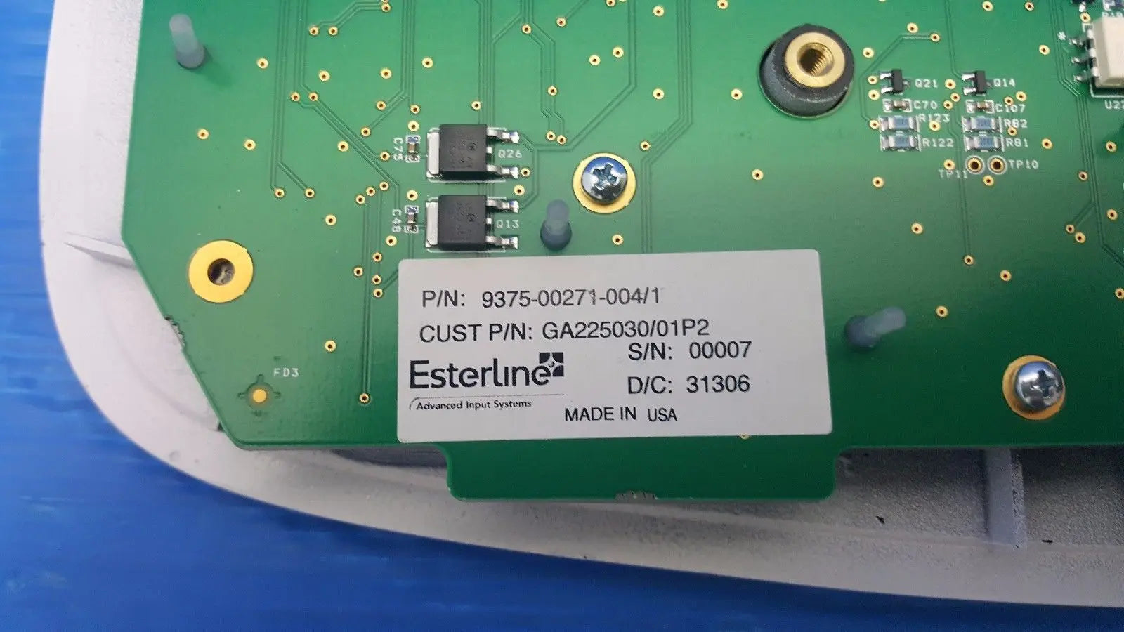GE/Esterline p/n 9375-00271-004/1 ( GA225030/01P2 ) Ultrasound system Keyboard DIAGNOSTIC ULTRASOUND MACHINES FOR SALE