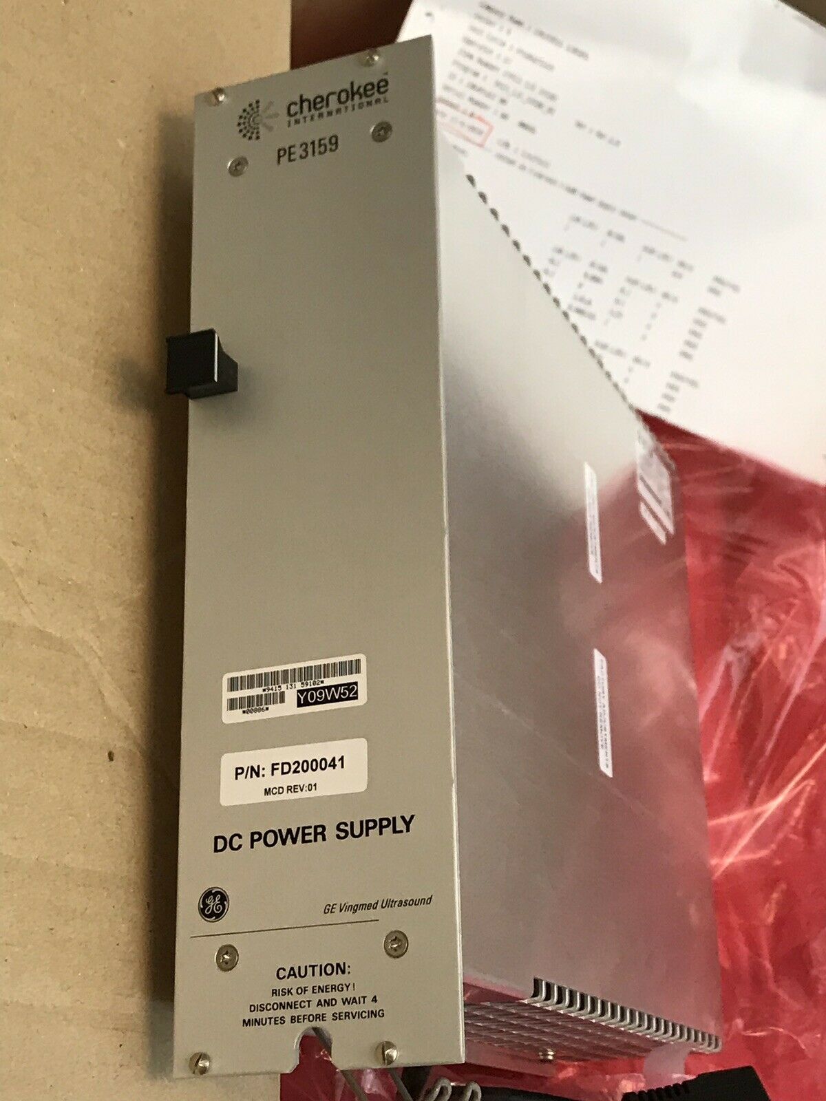 GE MEDICAL FD200041 DC Power Supply VIVID 7 Ultrasound New Old Stock DIAGNOSTIC ULTRASOUND MACHINES FOR SALE