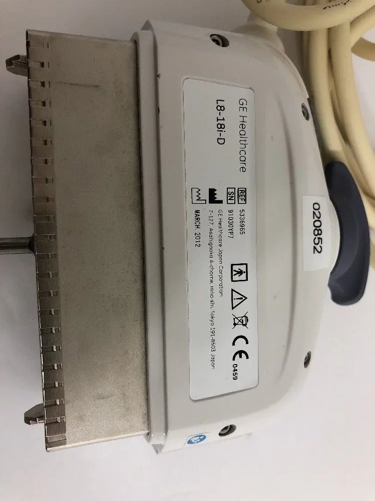 GE L8-18i-D Ultrasound Probe  Transducer DOM March 2012 Demo Unit For Logiq E9 DIAGNOSTIC ULTRASOUND MACHINES FOR SALE