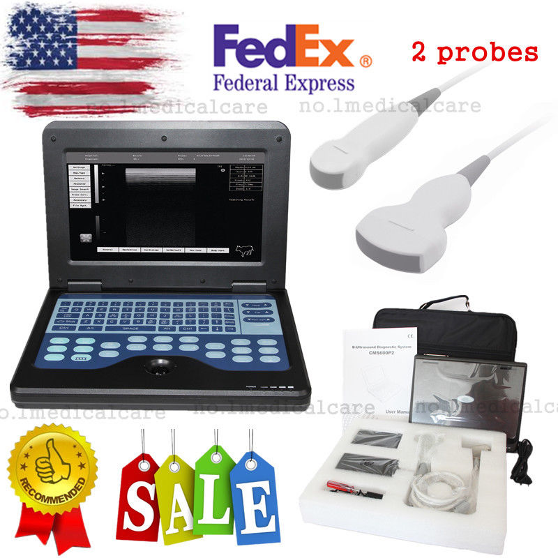 Portable laptop machine digital ultrasound scanner+probe for human,USA Warehouse DIAGNOSTIC ULTRASOUND MACHINES FOR SALE
