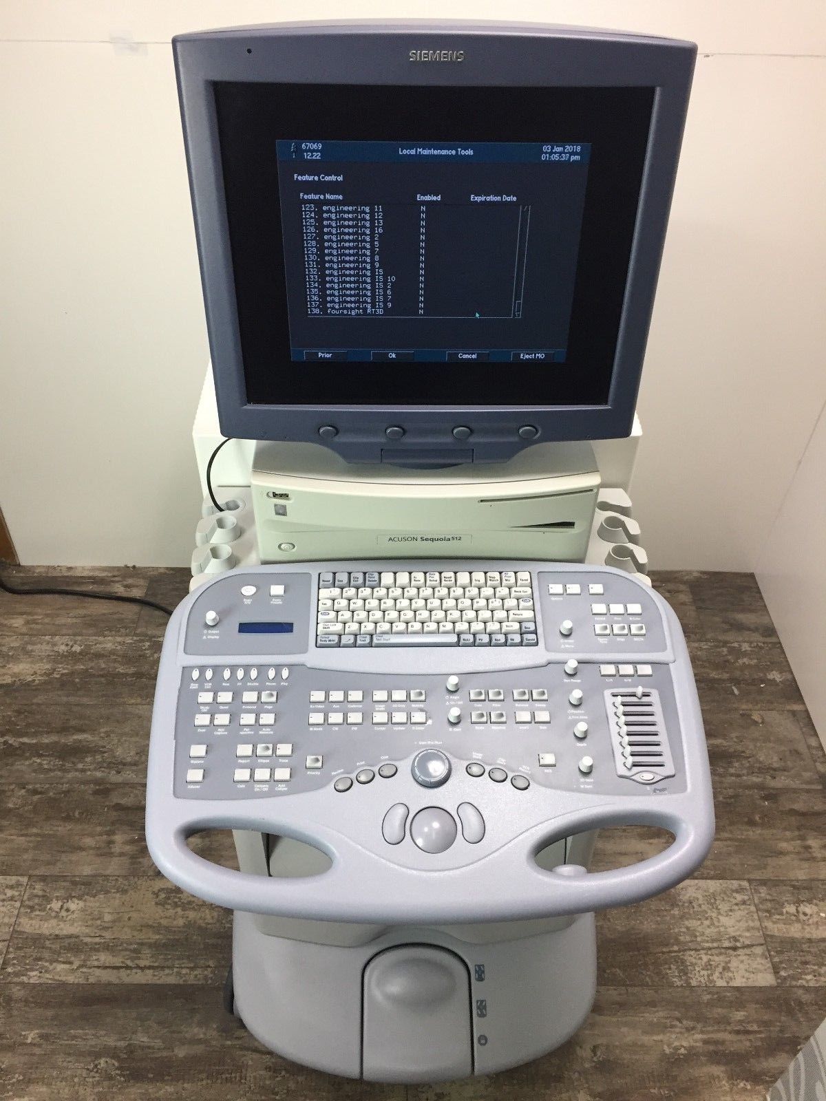 SIEMENS ACUSON SEQUOIA 512 ULTRASOUND SYSTEM DIAGNOSTIC ULTRASOUND MACHINES FOR SALE