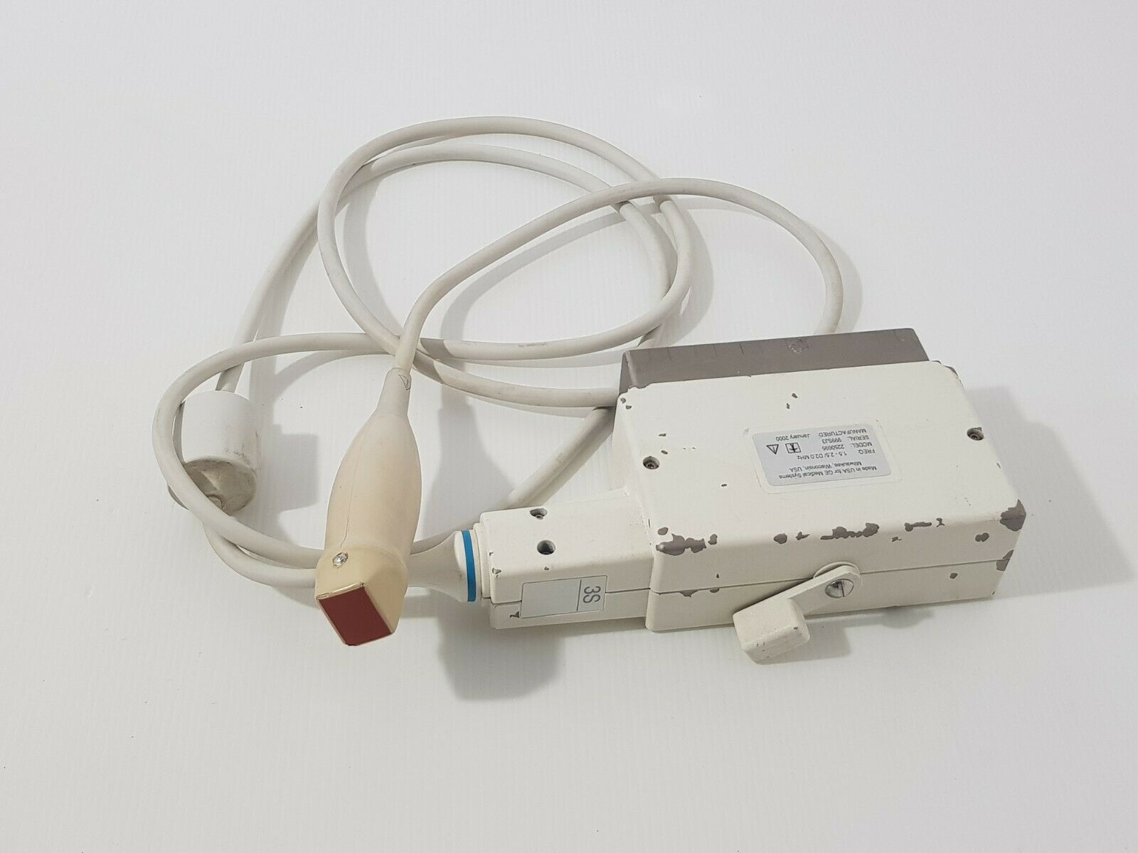 GE 3S Ref 2250695 Ultrasound Transducer Probe, 1.5 - 2.5 / D2.0 MHz DIAGNOSTIC ULTRASOUND MACHINES FOR SALE