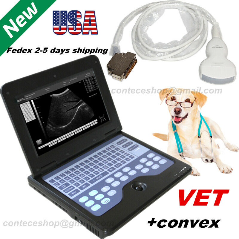 Ultrasound Scanner Laptop Digital Notebook Machine VET Veterinary 3.5 Convex USA 658126883672 DIAGNOSTIC ULTRASOUND MACHINES FOR SALE