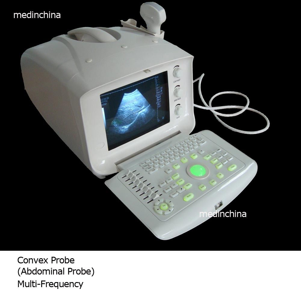 Portable LCD Digital Ultrasound Scanner Monitor + Convex Transvaginal Probes 3D DIAGNOSTIC ULTRASOUND MACHINES FOR SALE