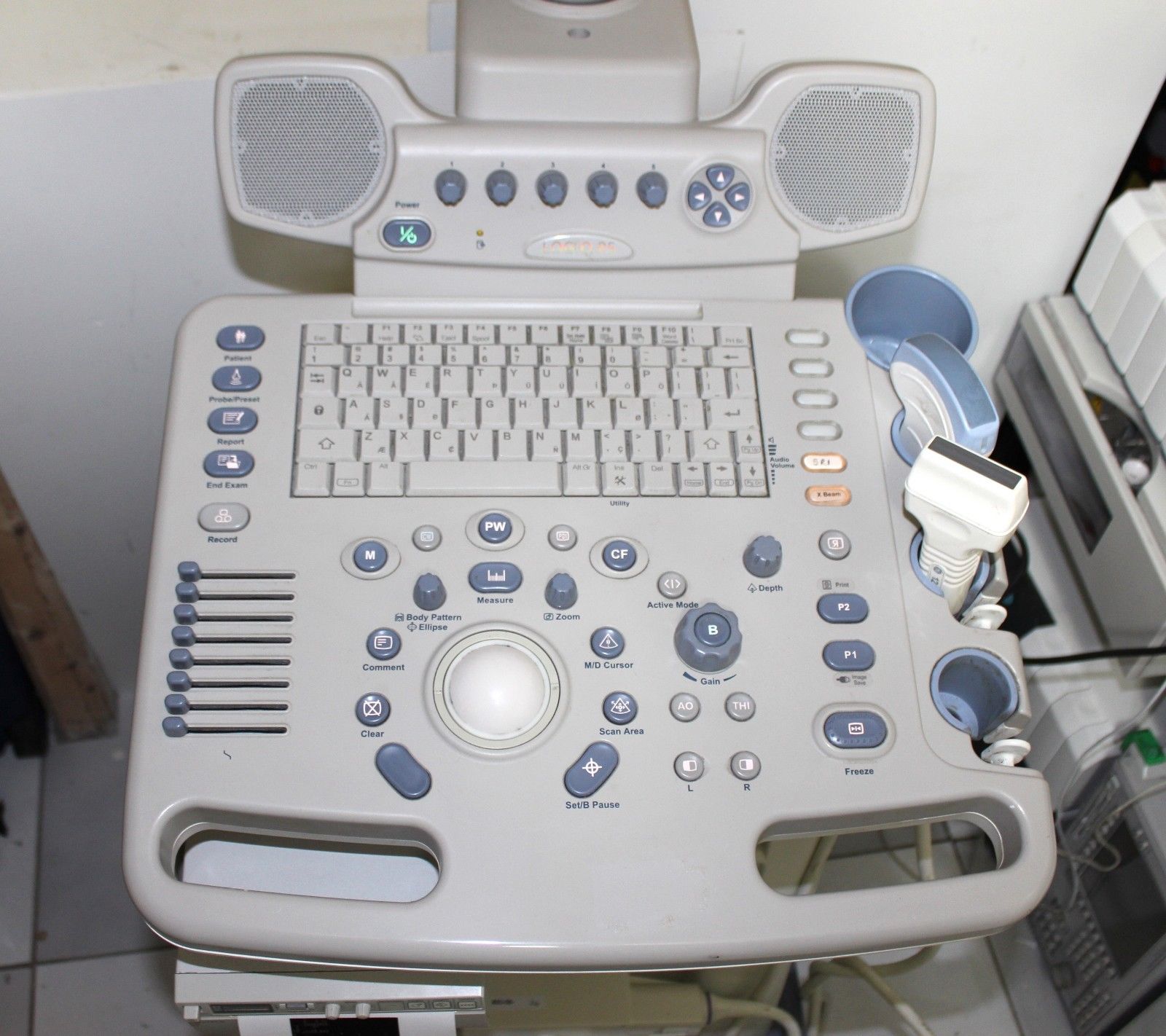 GE Logiq P5 Ultrasound System with 2 Probes DIAGNOSTIC ULTRASOUND MACHINES FOR SALE