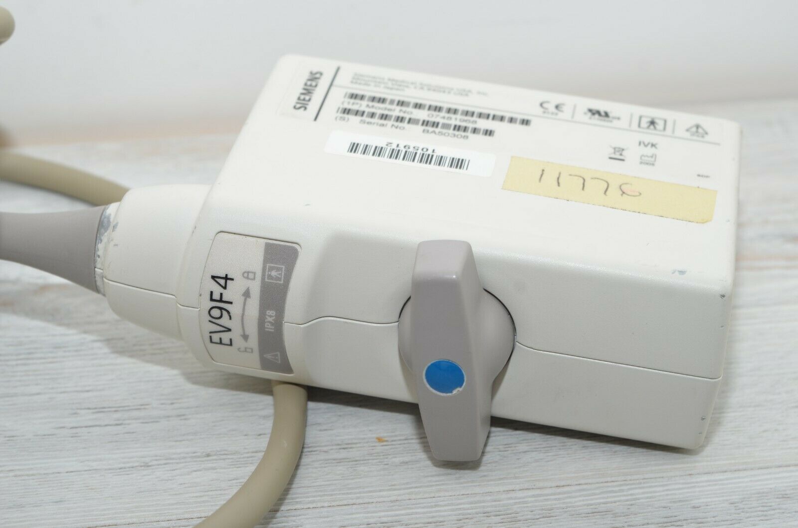 Siemens EV9F4 Endocavity Ultrasound Transducer Model: 07481968 DIAGNOSTIC ULTRASOUND MACHINES FOR SALE