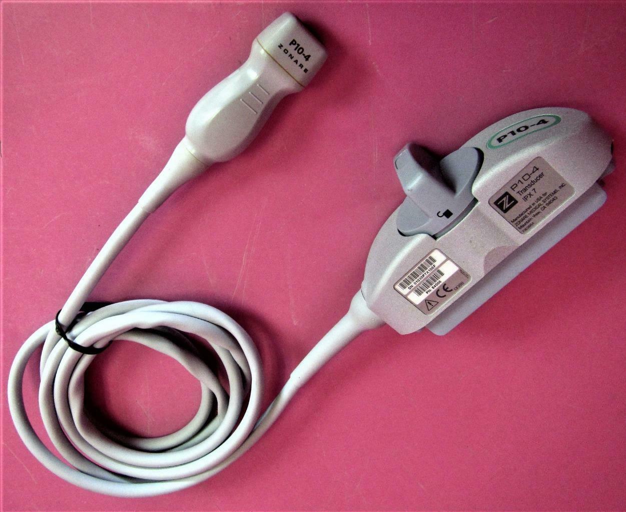 Zonare P10-4 Phased Array Ultrasound Transducer Probe Pediatric Neonatal Doppler DIAGNOSTIC ULTRASOUND MACHINES FOR SALE