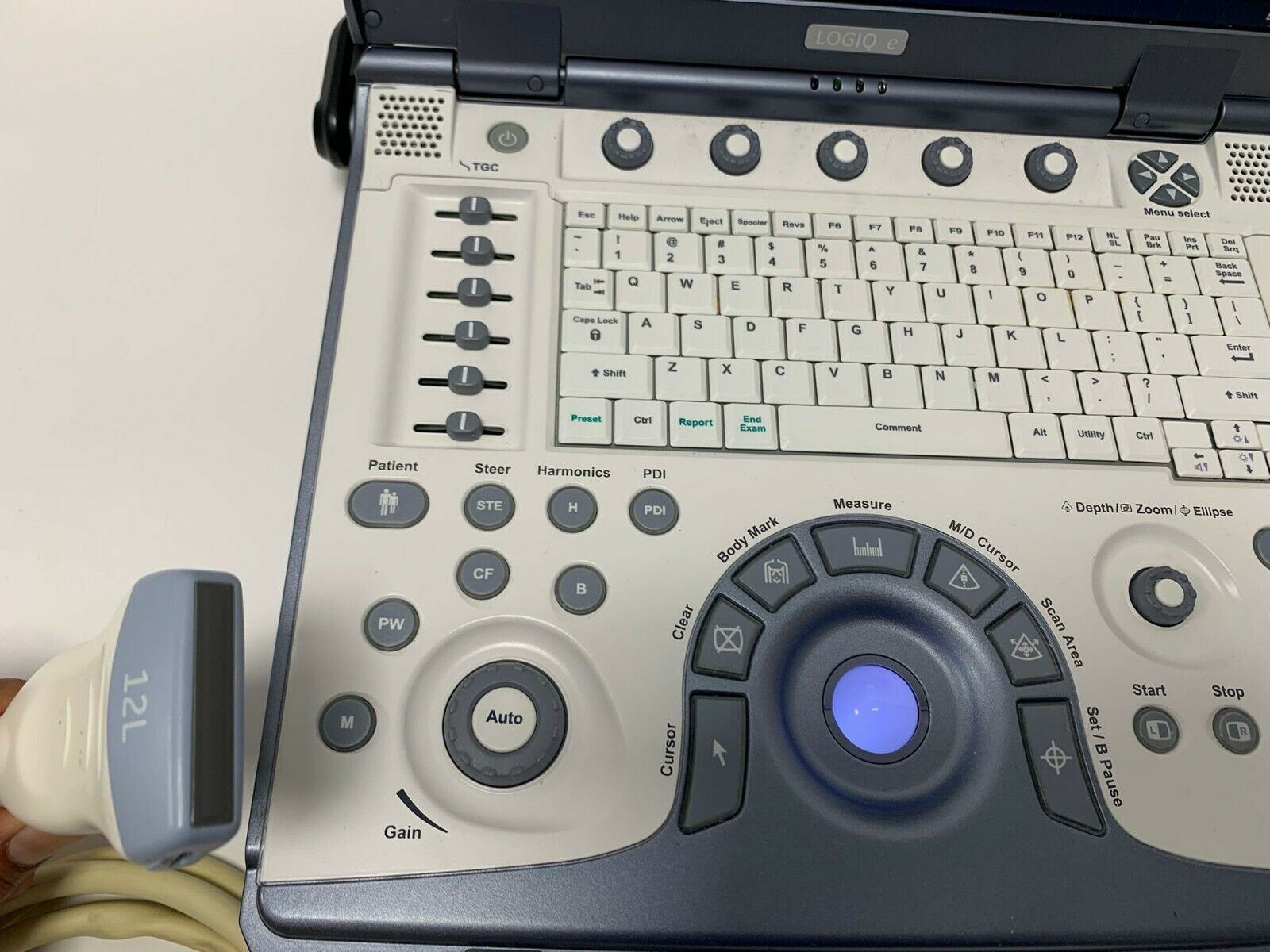 GE Logiq e Portable Ultrasound Machine System With 12L-RS DIAGNOSTIC ULTRASOUND MACHINES FOR SALE