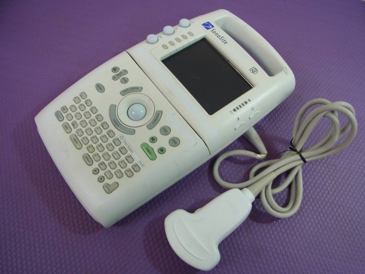 Sonosite 180 portable ultrasound system  P01102-03 w/ C60/5-2 convex probe DIAGNOSTIC ULTRASOUND MACHINES FOR SALE