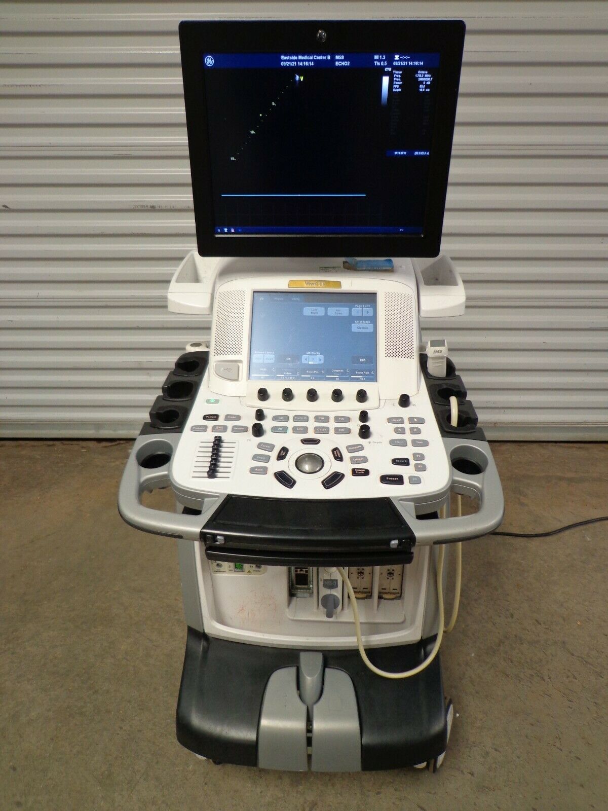 GE VIVID E9 Ultrasound System M5S Probe Color DIAGNOSTIC ULTRASOUND MACHINES FOR SALE