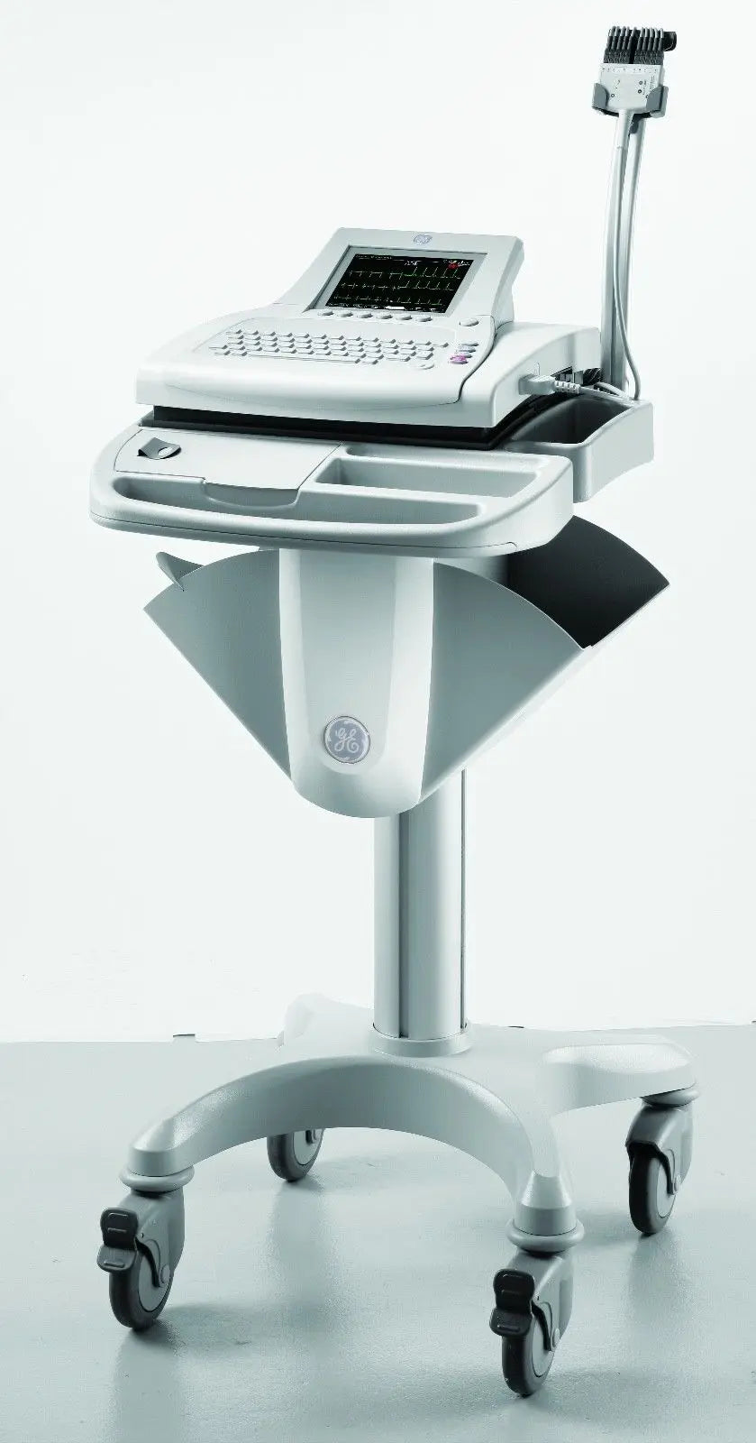 GE MAC 3500 EKG UNIT 3 AVAILABLE WITH CART INCLUDED DIAGNOSTIC ULTRASOUND MACHINES FOR SALE