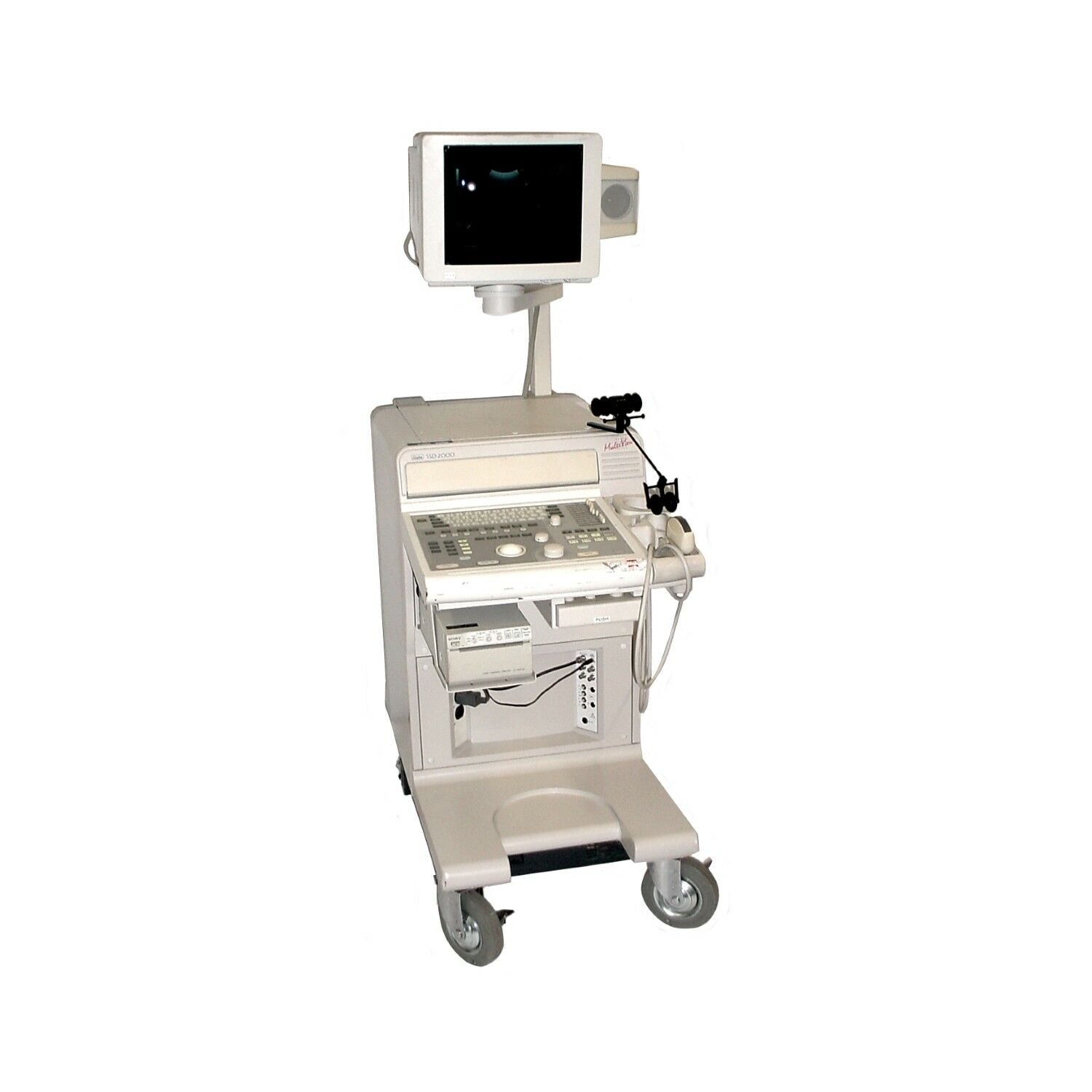 Aloka SSD-2000 2000DC Multiview Ultrasound w/ UST-979 & 995 Transducer Probes DIAGNOSTIC ULTRASOUND MACHINES FOR SALE