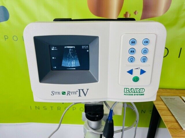 BARD SITE RITE IV ULTRASOUND WITH PROBE ON ROLLING STAND (w221) DIAGNOSTIC ULTRASOUND MACHINES FOR SALE