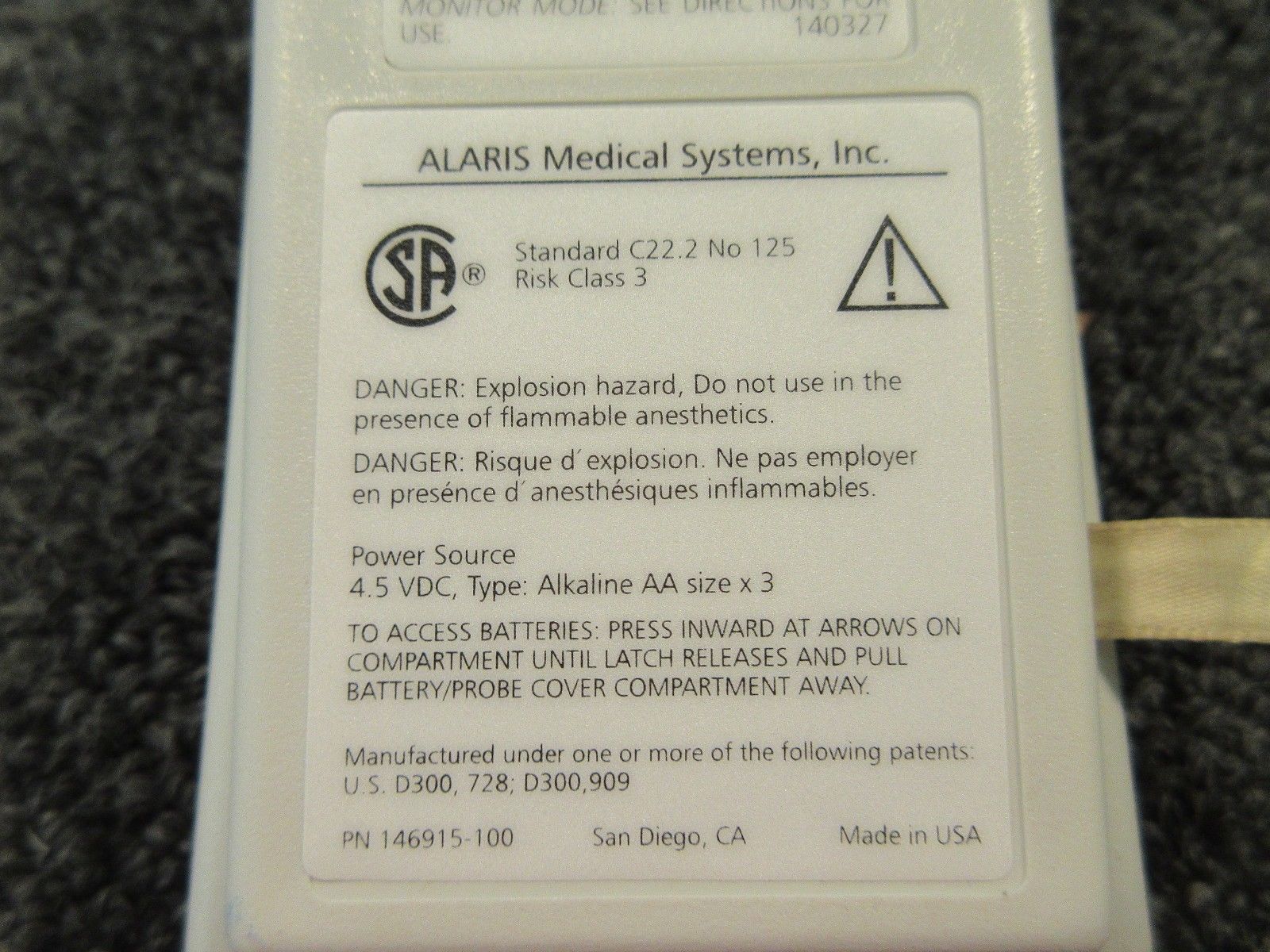 ALARIS MEDICAL TEMP PLUS II THERMOMETER  2080 IVAC RECTAL ORAL PROBE NEW DIAGNOSTIC ULTRASOUND MACHINES FOR SALE