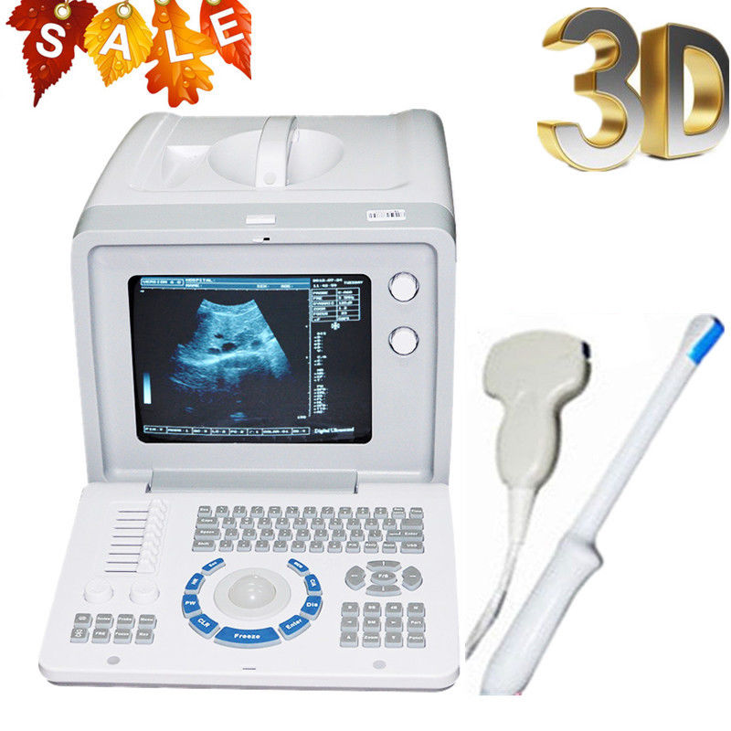 Portable Digital Ultrasound Scanner Ultrasonic System+Convex +Linear 2 Probes 3D DIAGNOSTIC ULTRASOUND MACHINES FOR SALE