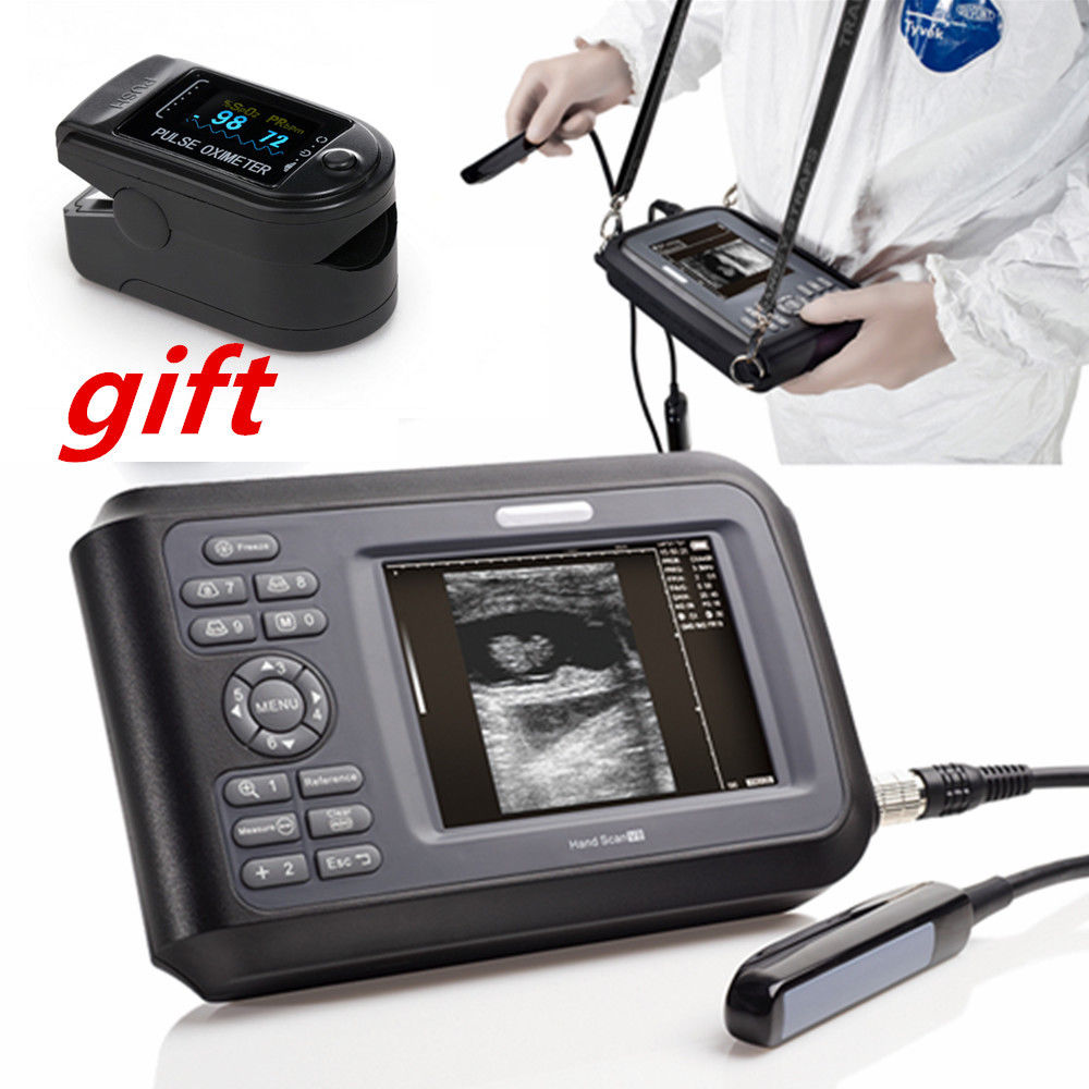 Veterinary Handheld TFT Ultrasound Scanner+Rectal Probe Ultrasound for Animal US DIAGNOSTIC ULTRASOUND MACHINES FOR SALE