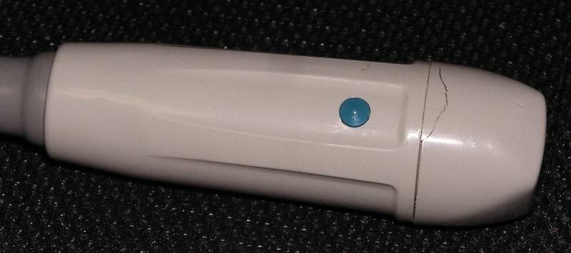 a close up of a probe head