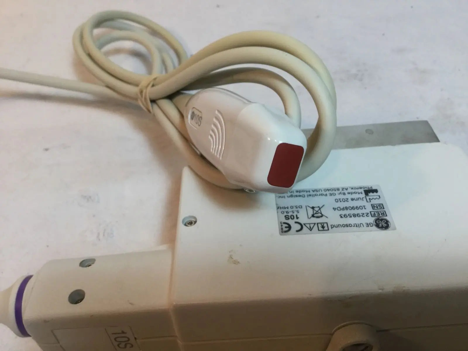 GE Logiq 10S  2010 Ultrasound Transducer Probe Model 2298593 5.5-9.0MHZ DIAGNOSTIC ULTRASOUND MACHINES FOR SALE