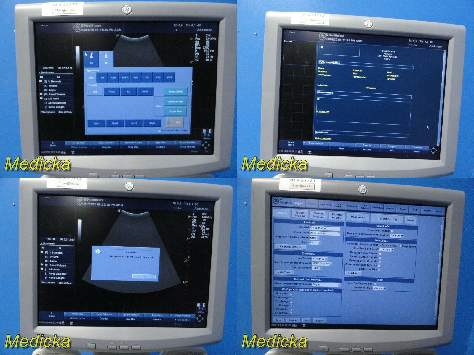 2008 GE LogiQ P5 Flat-Screen Ultrasound W/ 4C & 12L Transducers / Probes ~ 21773 DIAGNOSTIC ULTRASOUND MACHINES FOR SALE