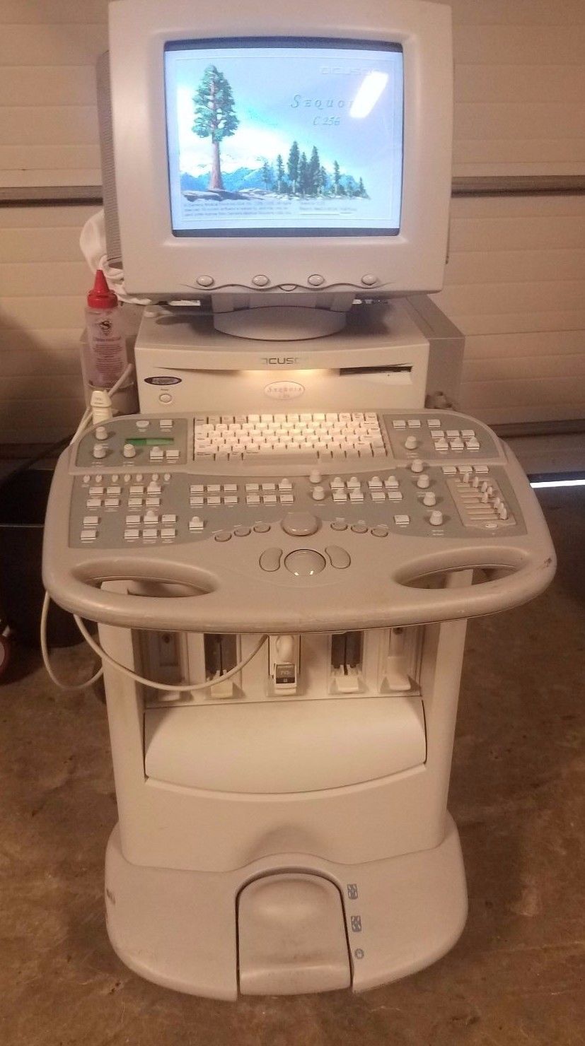Seimens - Acuson Sequoia C256 Ultrasound System with 7V3c Probe DIAGNOSTIC ULTRASOUND MACHINES FOR SALE