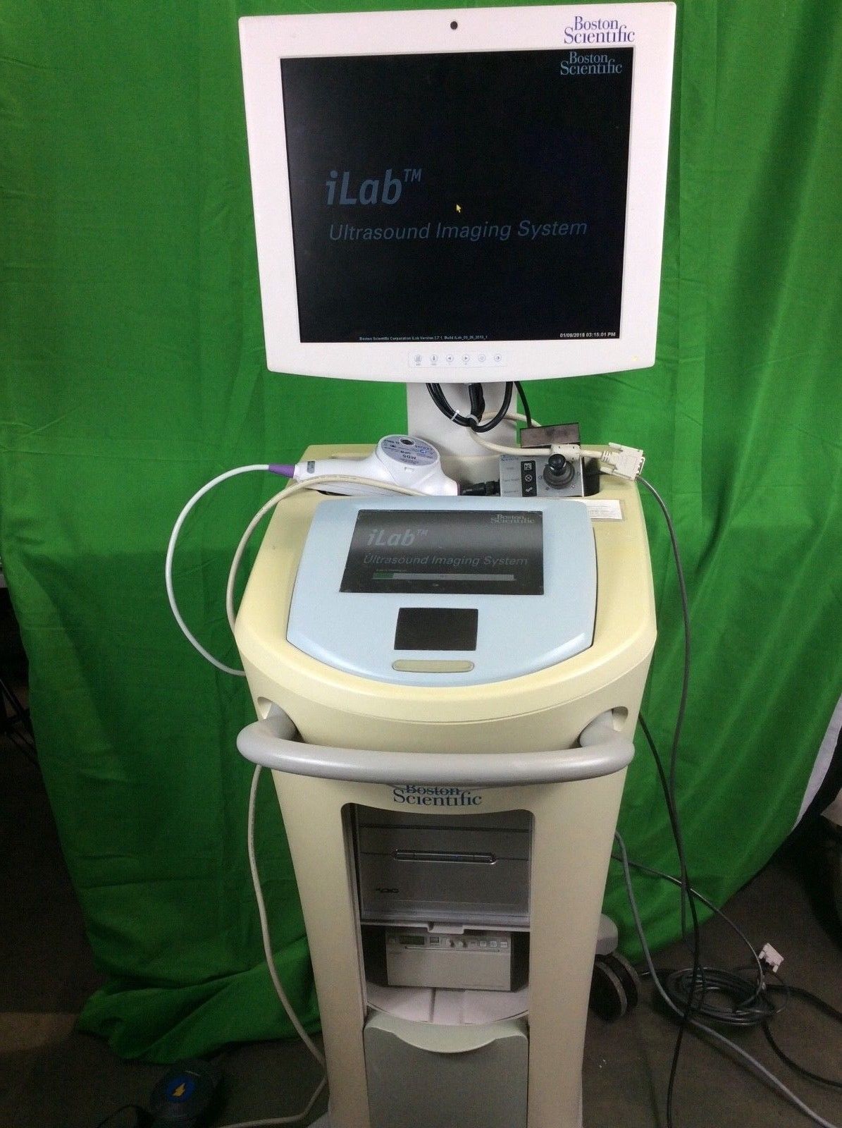 Boston Scientific iLab120CART iLab Ultrasound Imaging System W/ Hand Controller DIAGNOSTIC ULTRASOUND MACHINES FOR SALE