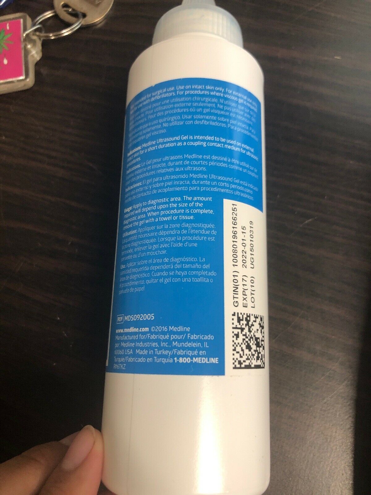 MEDLINE Ultrasound Gel,Blue EXP 01-15-2022 (20c) DIAGNOSTIC ULTRASOUND MACHINES FOR SALE