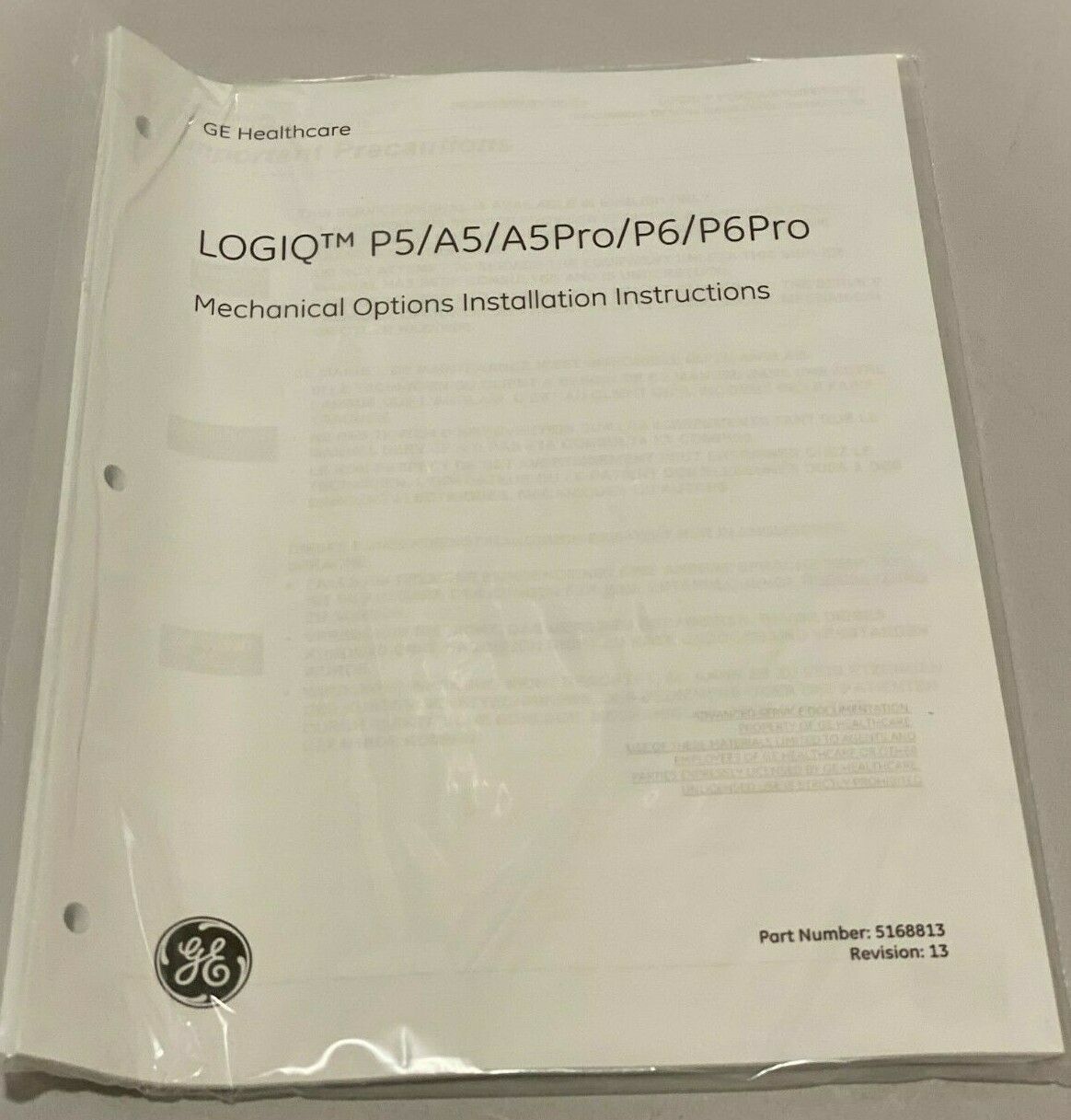 H44682L PN 5363881 GE NEW Logiq P5-P6 BT11 Articulating Arm Kit DIAGNOSTIC ULTRASOUND MACHINES FOR SALE