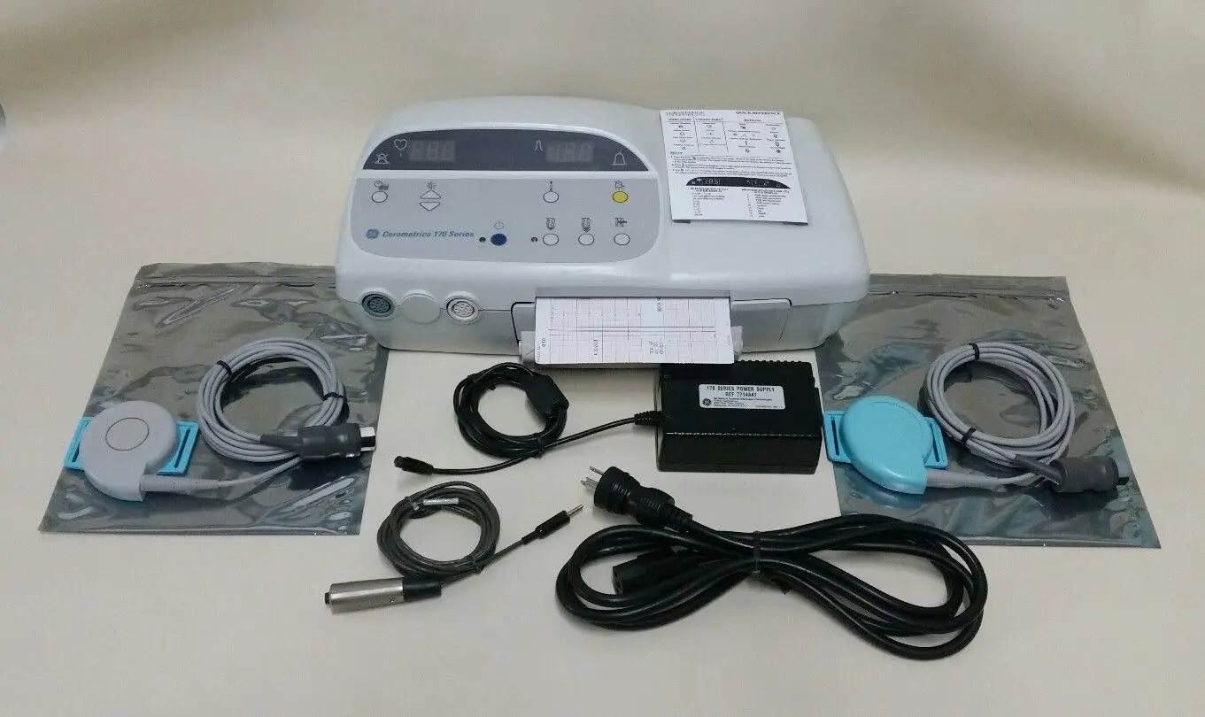 Ge Corometrics 170 Fetal Infant Patient Monitor Ultrasound Transducer Toco US DIAGNOSTIC ULTRASOUND MACHINES FOR SALE