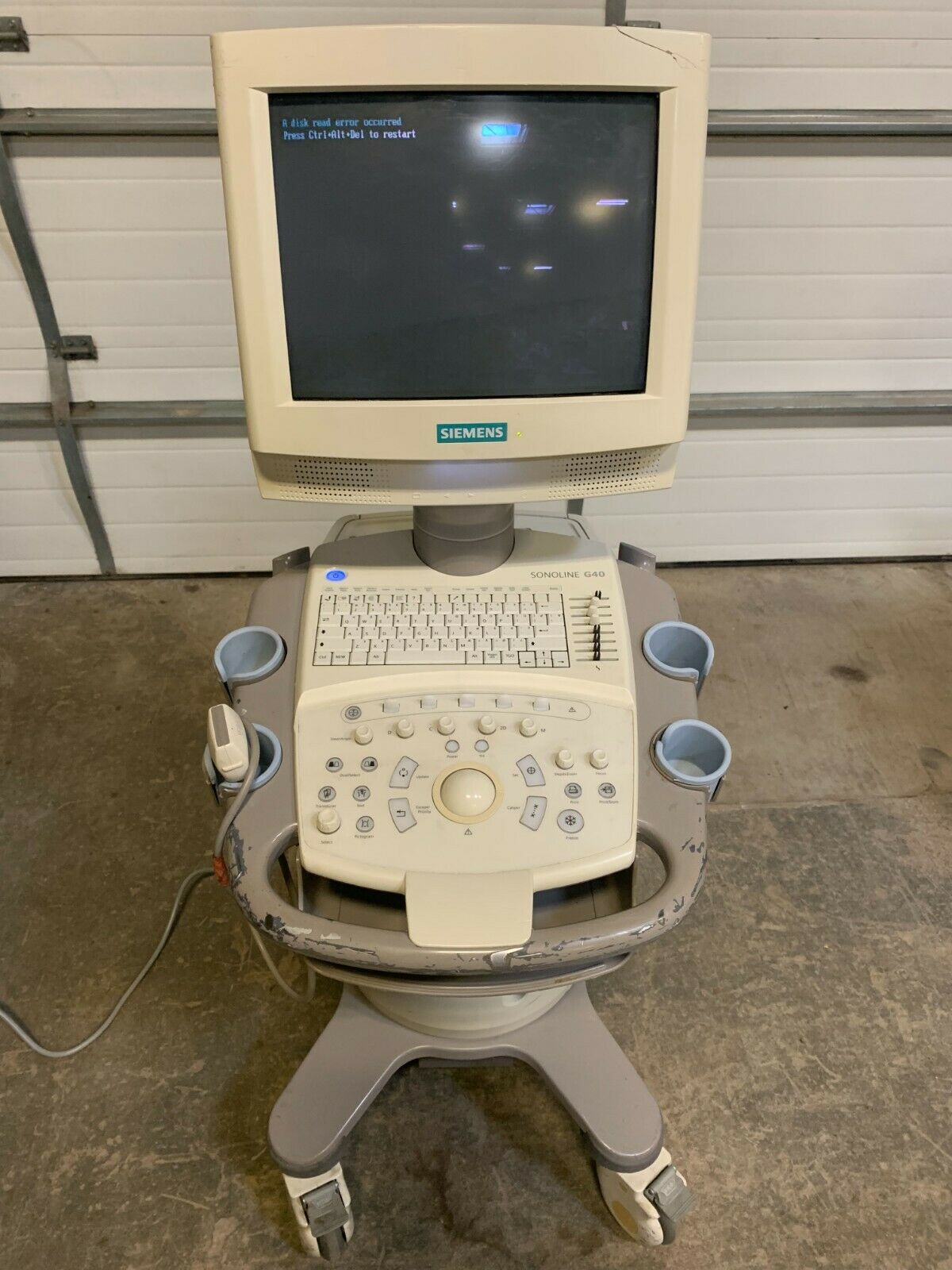 Siemens Sonoline G40 Ultrasound System w/VF10-5 Probe DIAGNOSTIC ULTRASOUND MACHINES FOR SALE