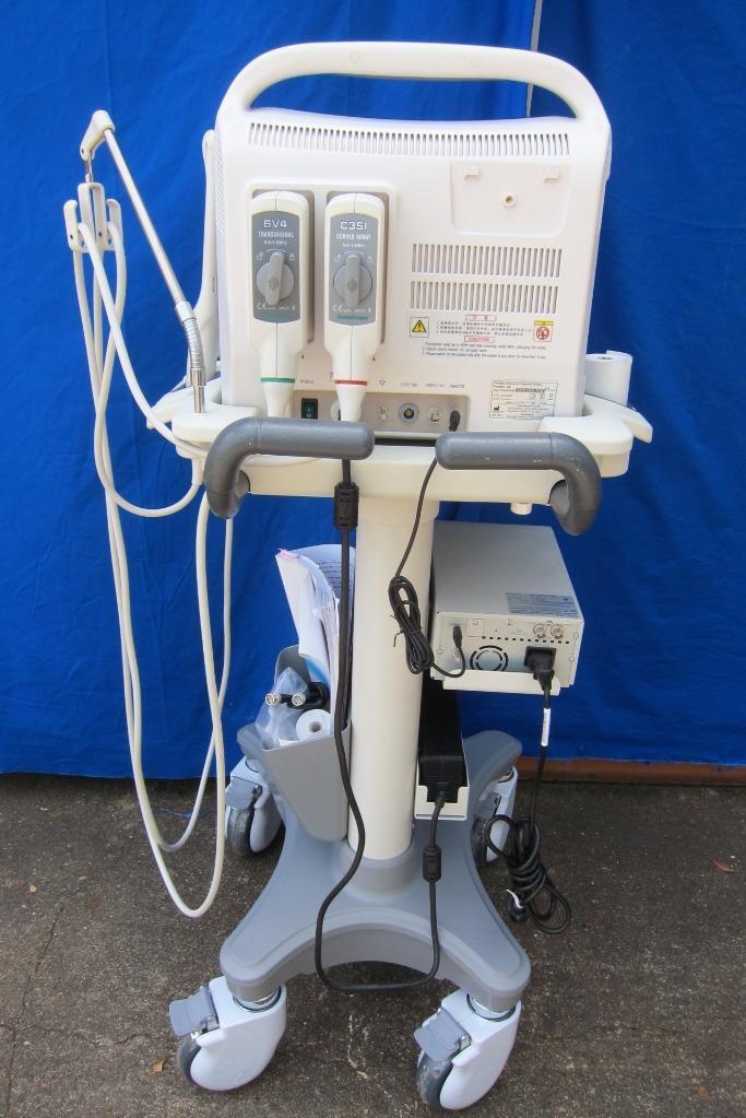 Sonoscape A6 Ultrasound System with 2 Probes, Trolley, Printer, Complete Set DIAGNOSTIC ULTRASOUND MACHINES FOR SALE