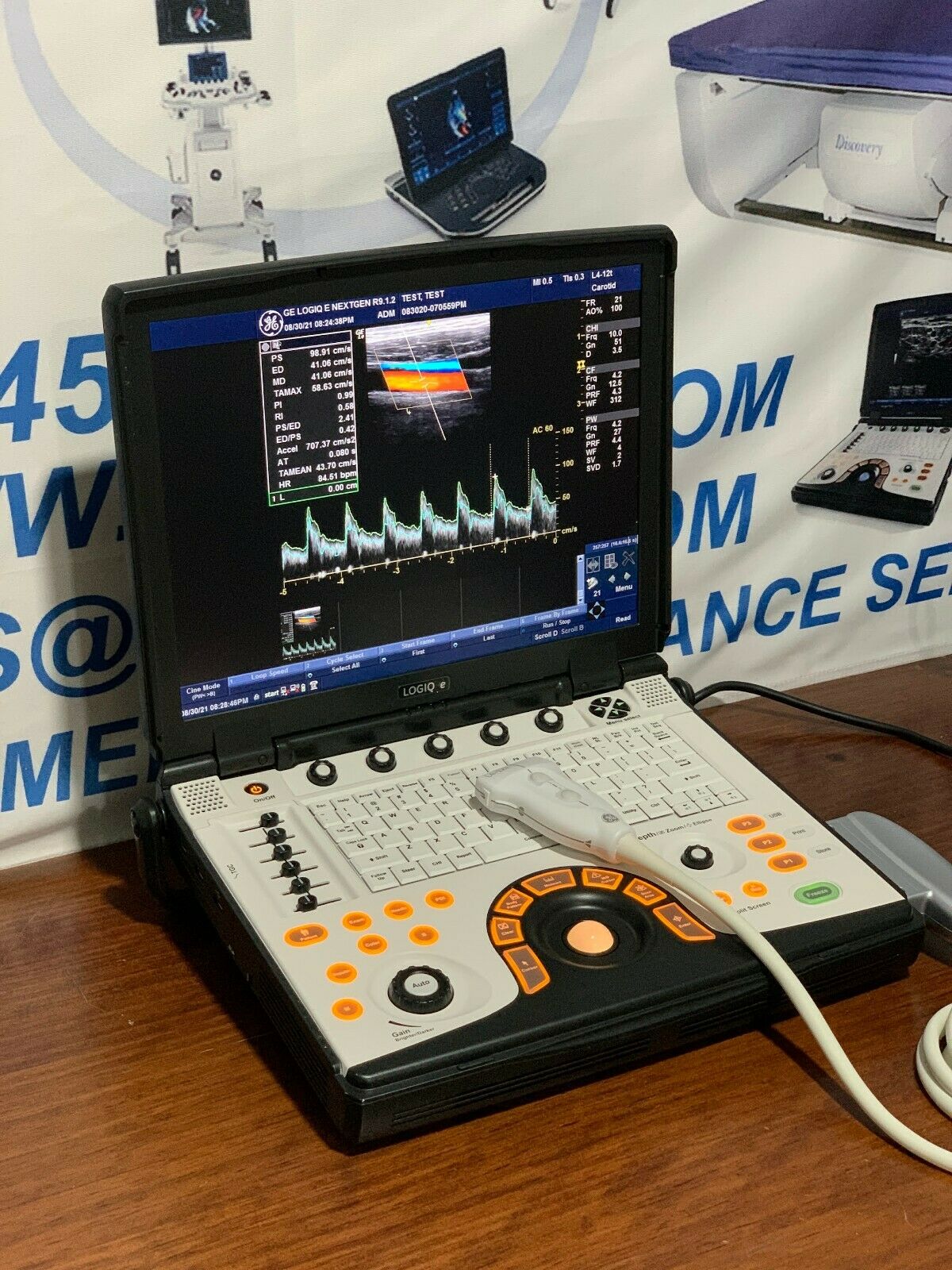 GE LOGIQ E NEXTGEN ULTRASOUND R.9.1.2 WITH 1 PROBE INCLUDED ALL OPTIONS ENABLED DIAGNOSTIC ULTRASOUND MACHINES FOR SALE