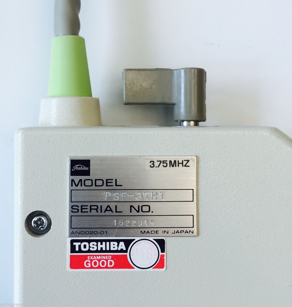 TOSHIBA PSF-37HT 3.75MHz Phased Array Ultrasound Transducer ~ USED DIAGNOSTIC ULTRASOUND MACHINES FOR SALE